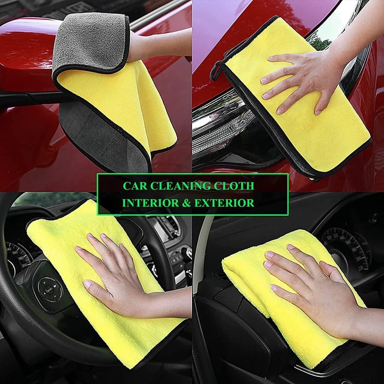Multipurpose Double-Sided Cloths Automotive Towels (Pack of - 3)