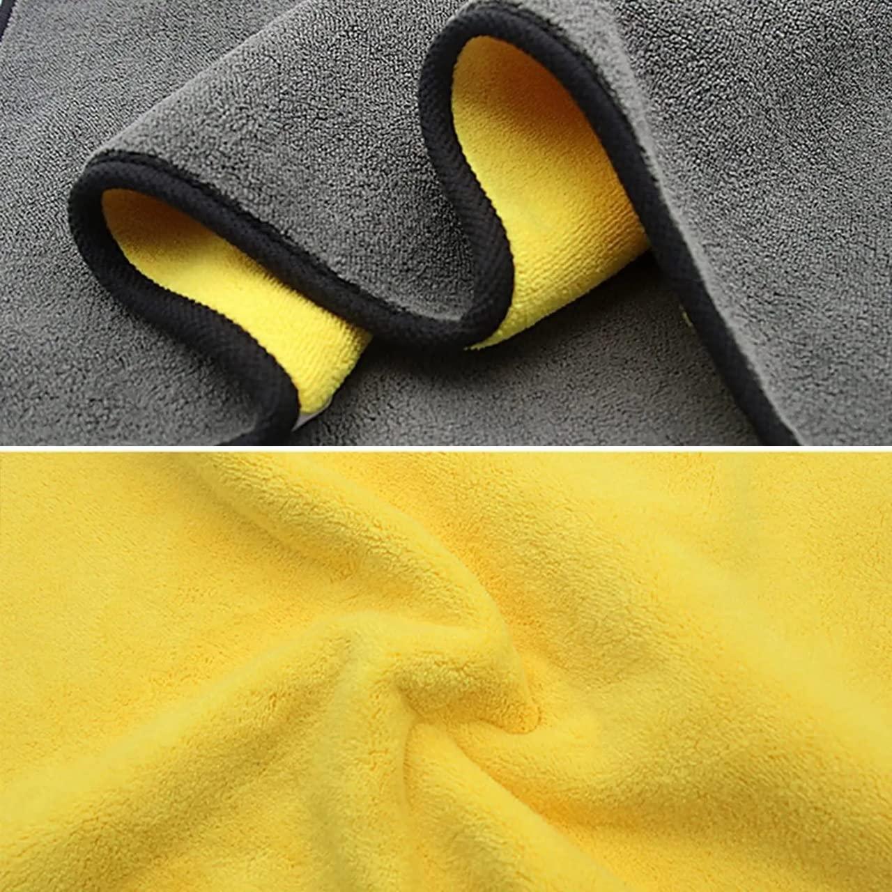 Multipurpose Double-Sided Cloths Automotive Towels (Pack of - 3)